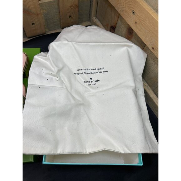 Kate Spade Glendi Gold Glitter Mules 8.5M Chain Detail Slip-On Shoes - Picture 2 of 7